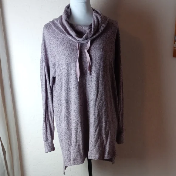 NWT Motherhood Maternity Cozy Lavender Cowl Neck Sweater - Picture 1 of 8